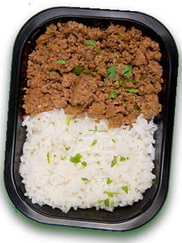 Carne Molida de Res con Arroz Jazmín